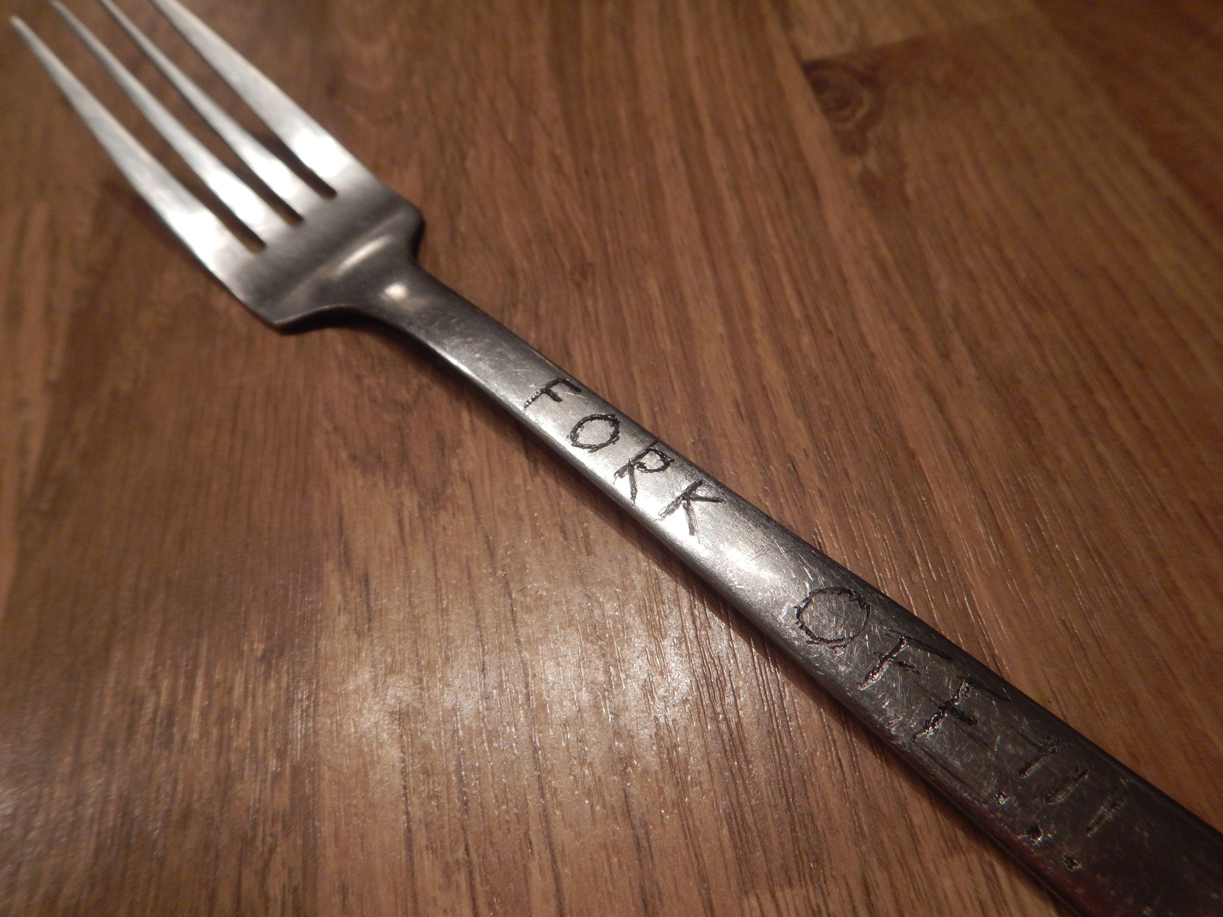 Fork Off 5 Steps Instructables