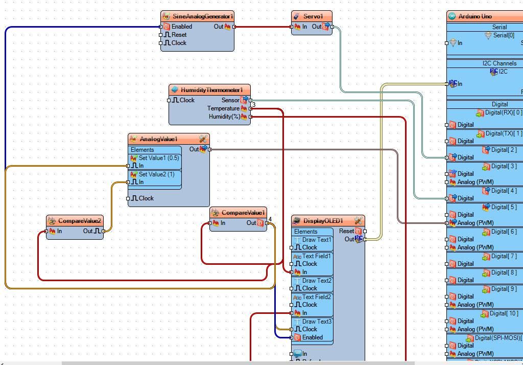 In Visuino Connect Components photo 3