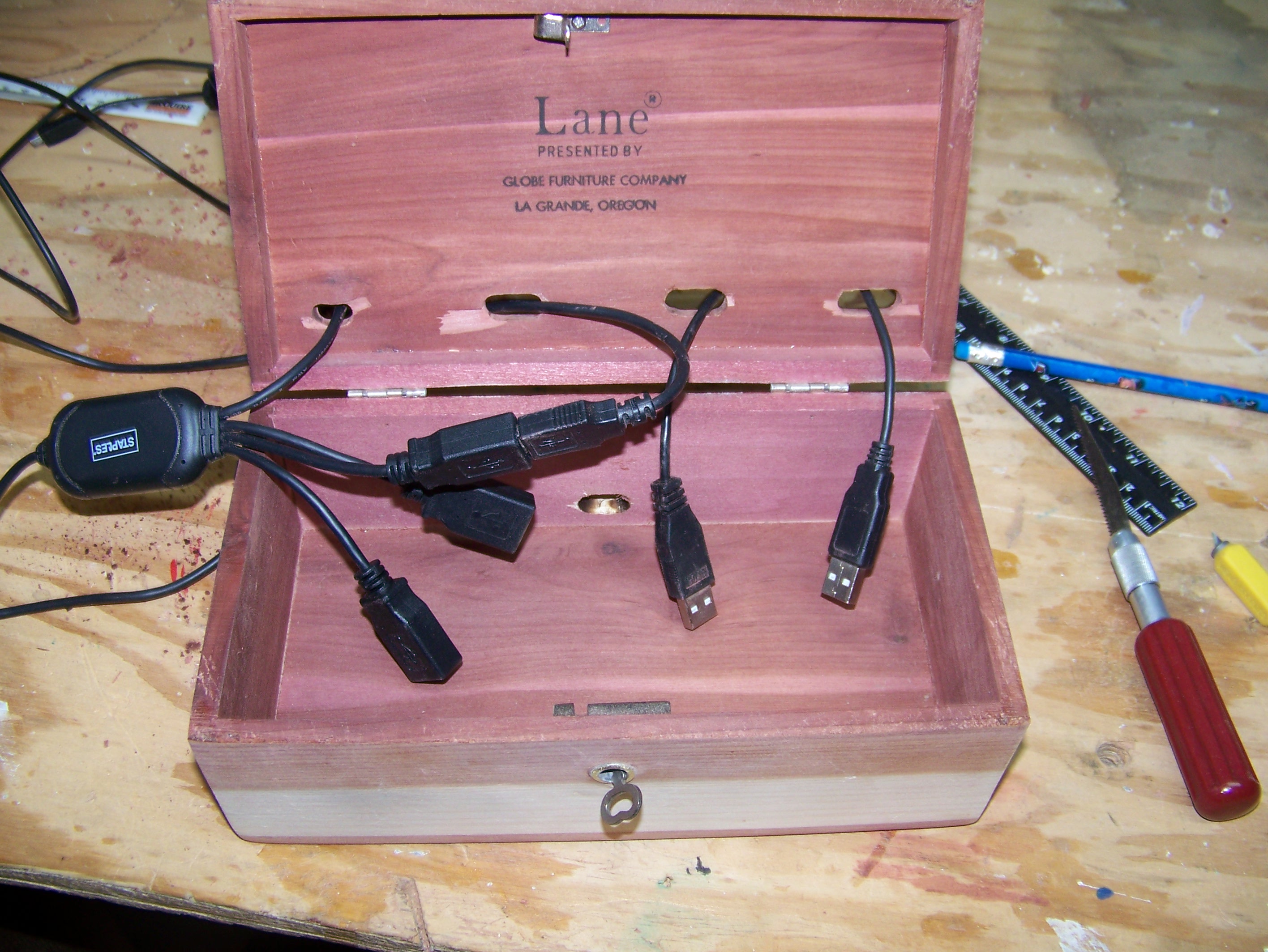 How to Make a USB Hub Cable Organizer 6 Steps Instructables