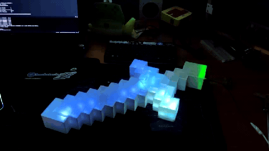 Wall Mounted Minecraft Sword