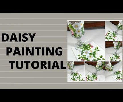 DAISY PAINTING TUTORIAL