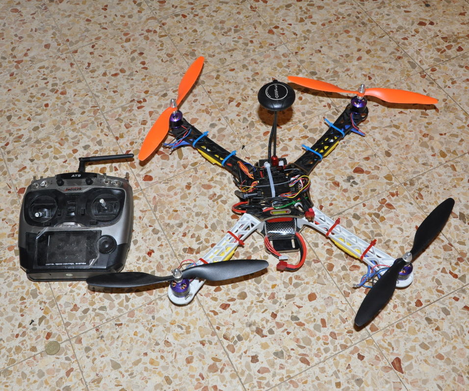 F450 Flame Wheel smart quadcoper for carrying more than 1 kg