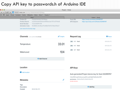Arduino Yun & Xively (web)