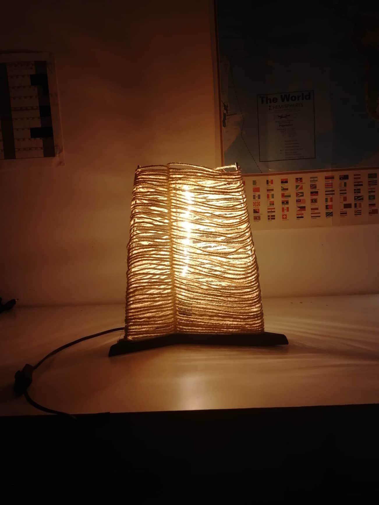 DIY Rope Lamp 5 Steps (with Pictures) Instructables