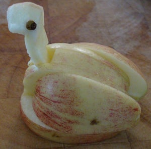 How to Make an Apple Duck #2