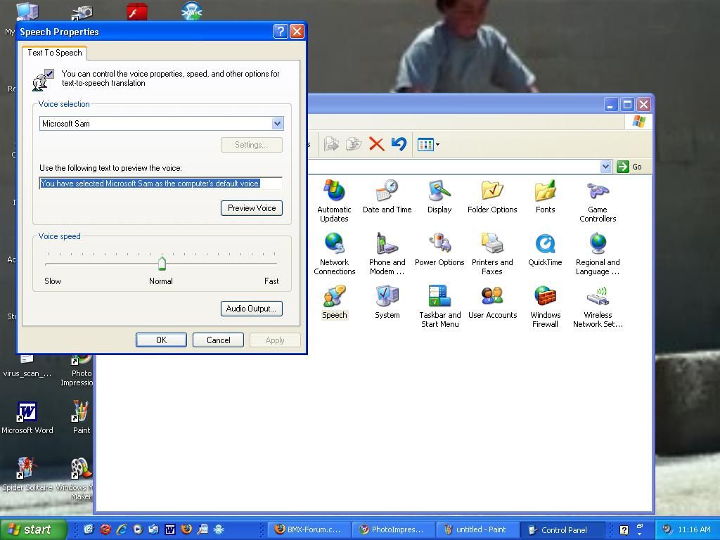getting your computer to speak