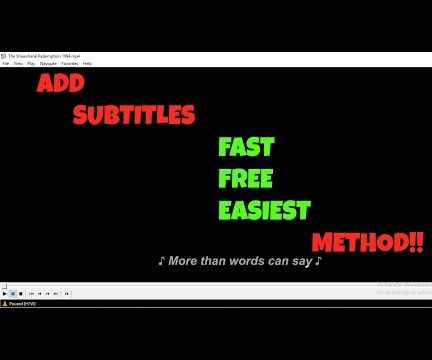 How to Add Subtitles Fast and Easiest Method!