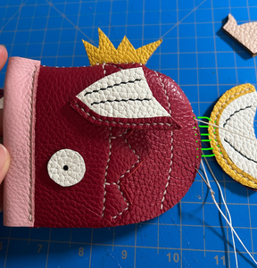 Sewing Together the Body: Attaching the Bottom Fin