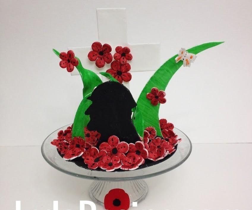 Remembrance Day Sugar Center Piece