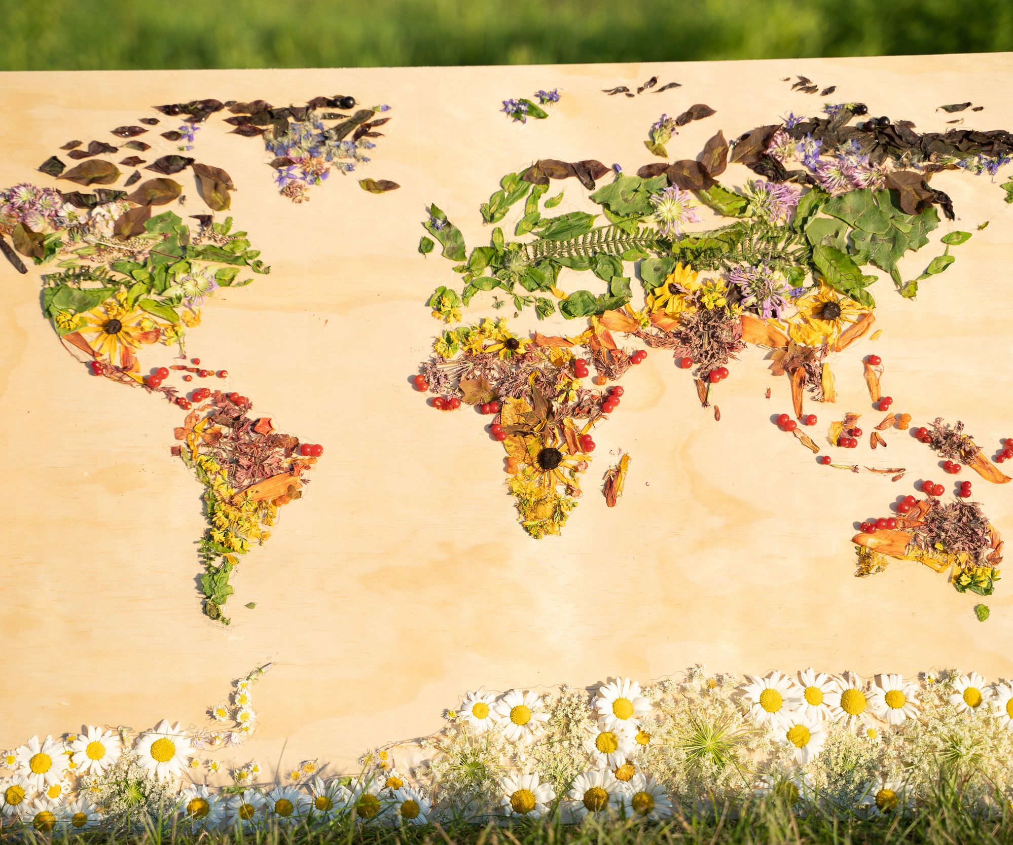 Creating a Map With Flowers + Constructing Your Own Artistic Style