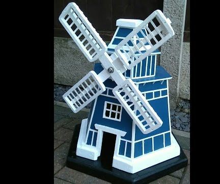 How to Make a Garden Windmill Out of a Pallet 