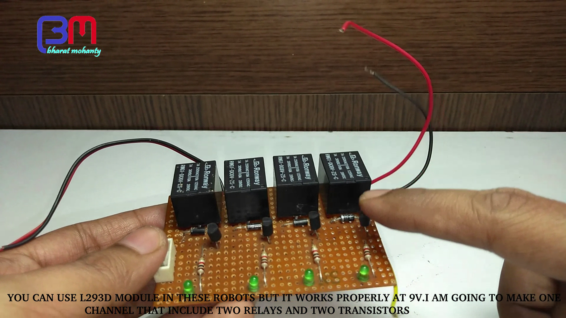 Relay Motor Driver Instructables