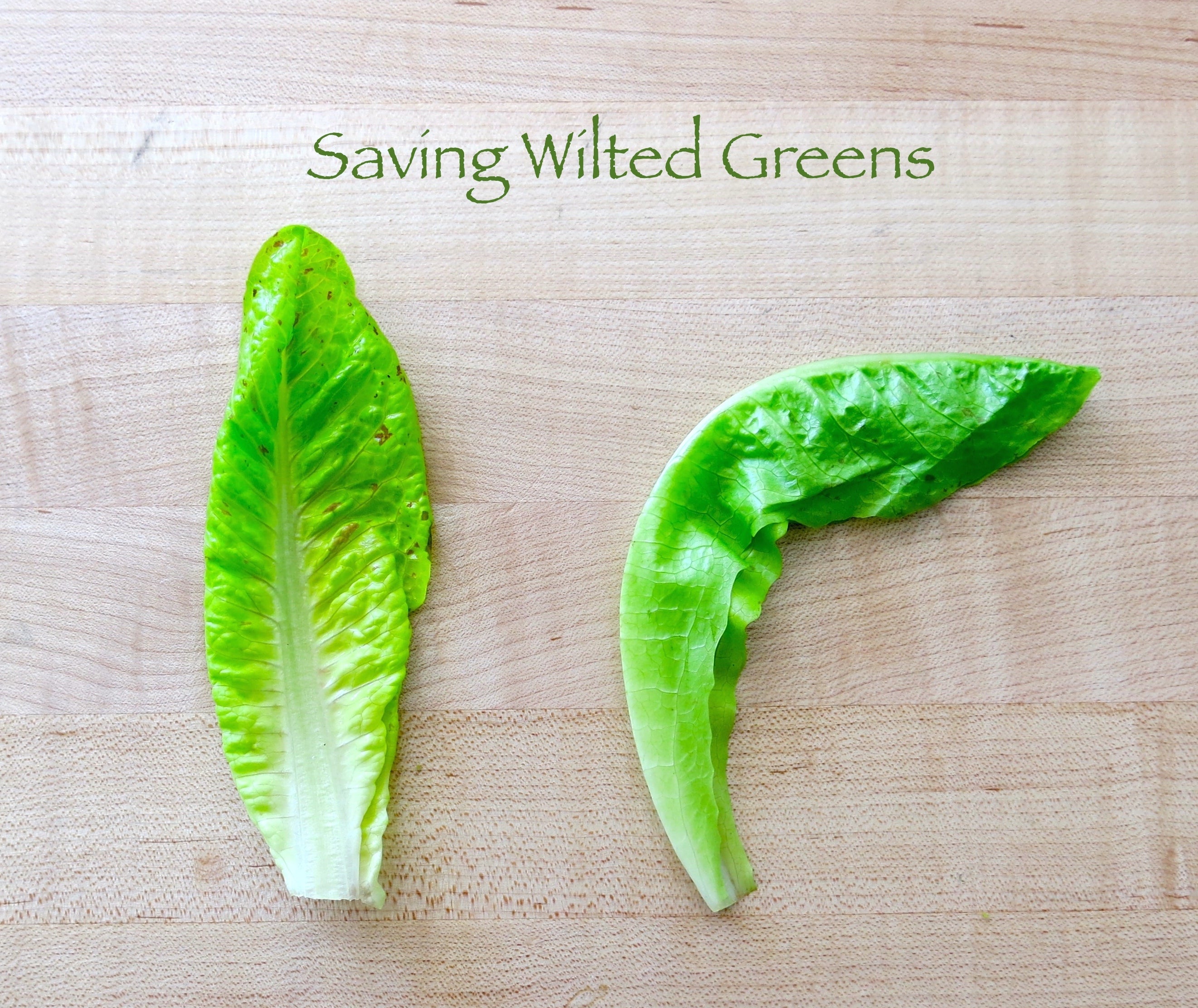 Reviving Your Sad Wilted Greens - sometimes you need to cook