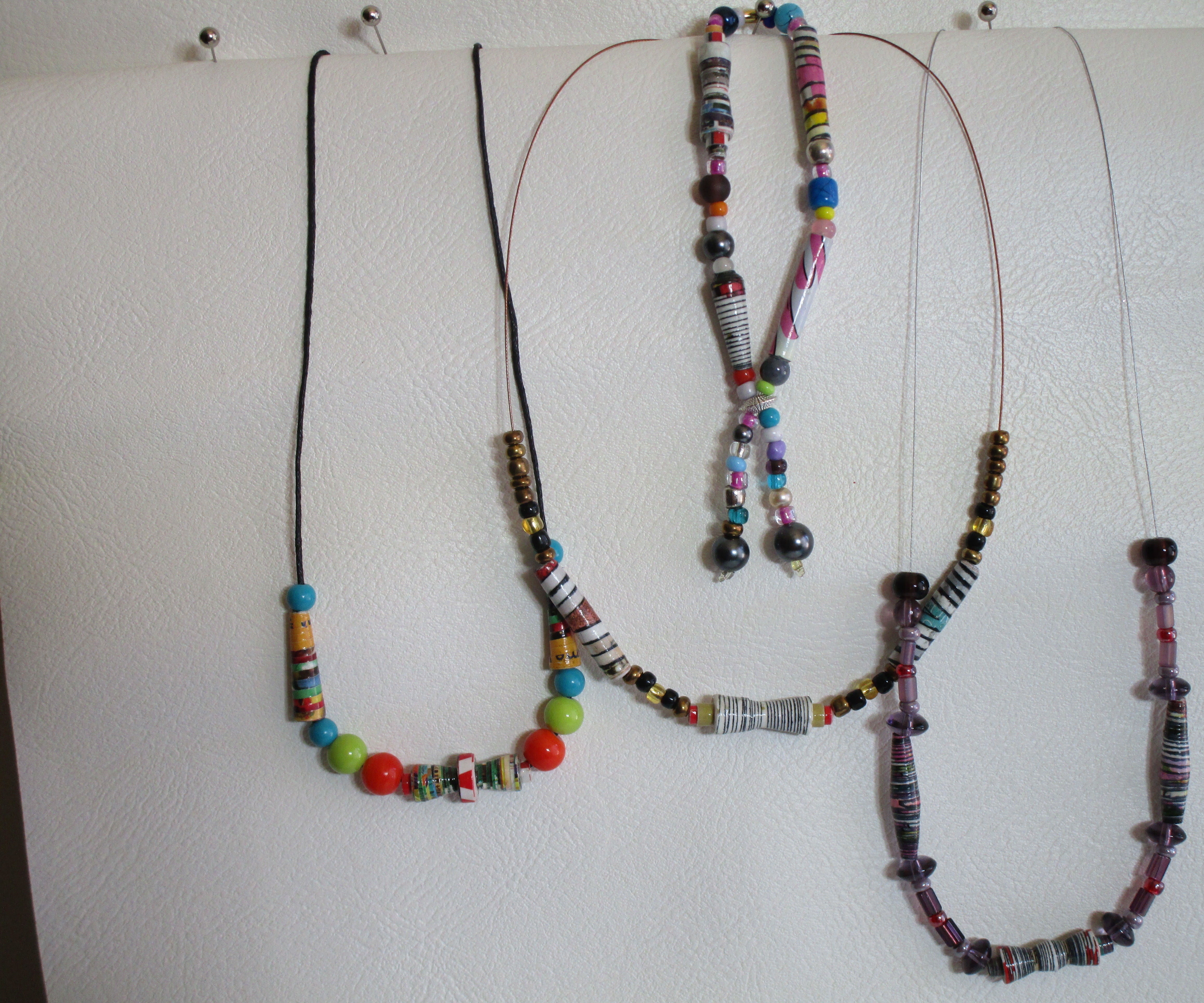 Upcycled Paper Beads