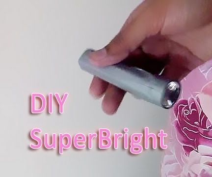 DIY Rechargeable LED FlashLight Torch 18650 