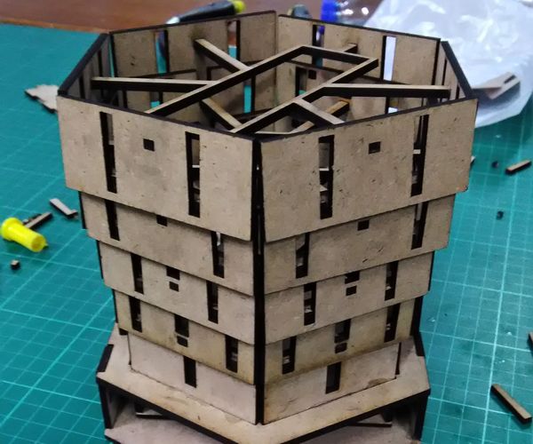 Telescoping Dice Tower