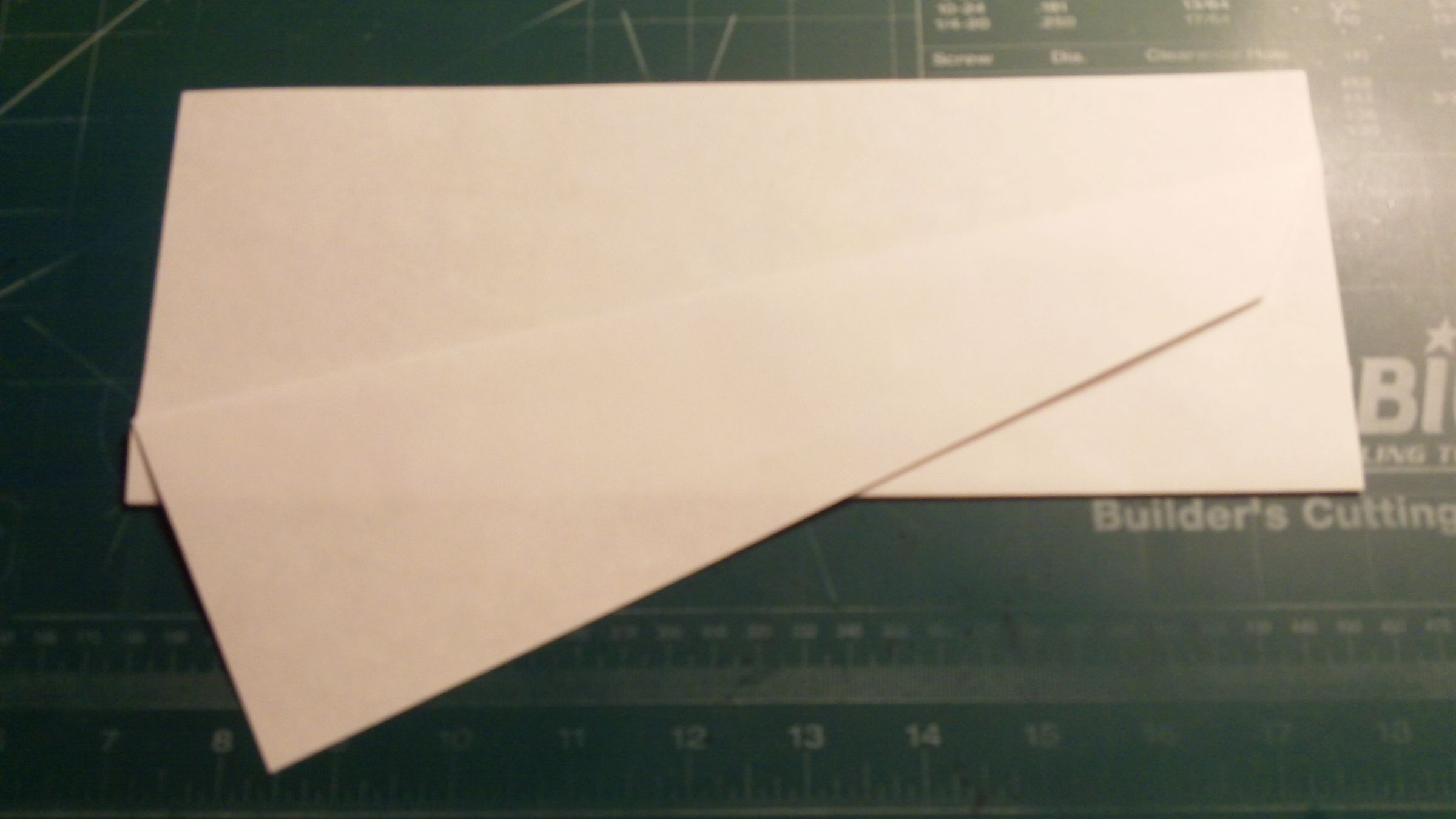 How to Make the Vanguard Paper Airplane 6 Steps Instructables