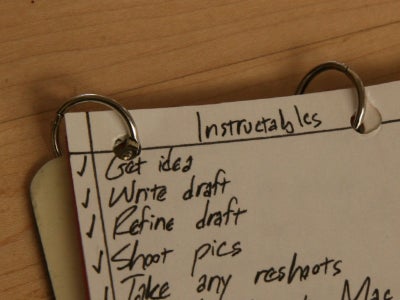 Collate Cards and Affix to Diary