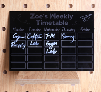 Laser Engrave Your Own Acrylic Weekly Planner | Step-by-Step Guide