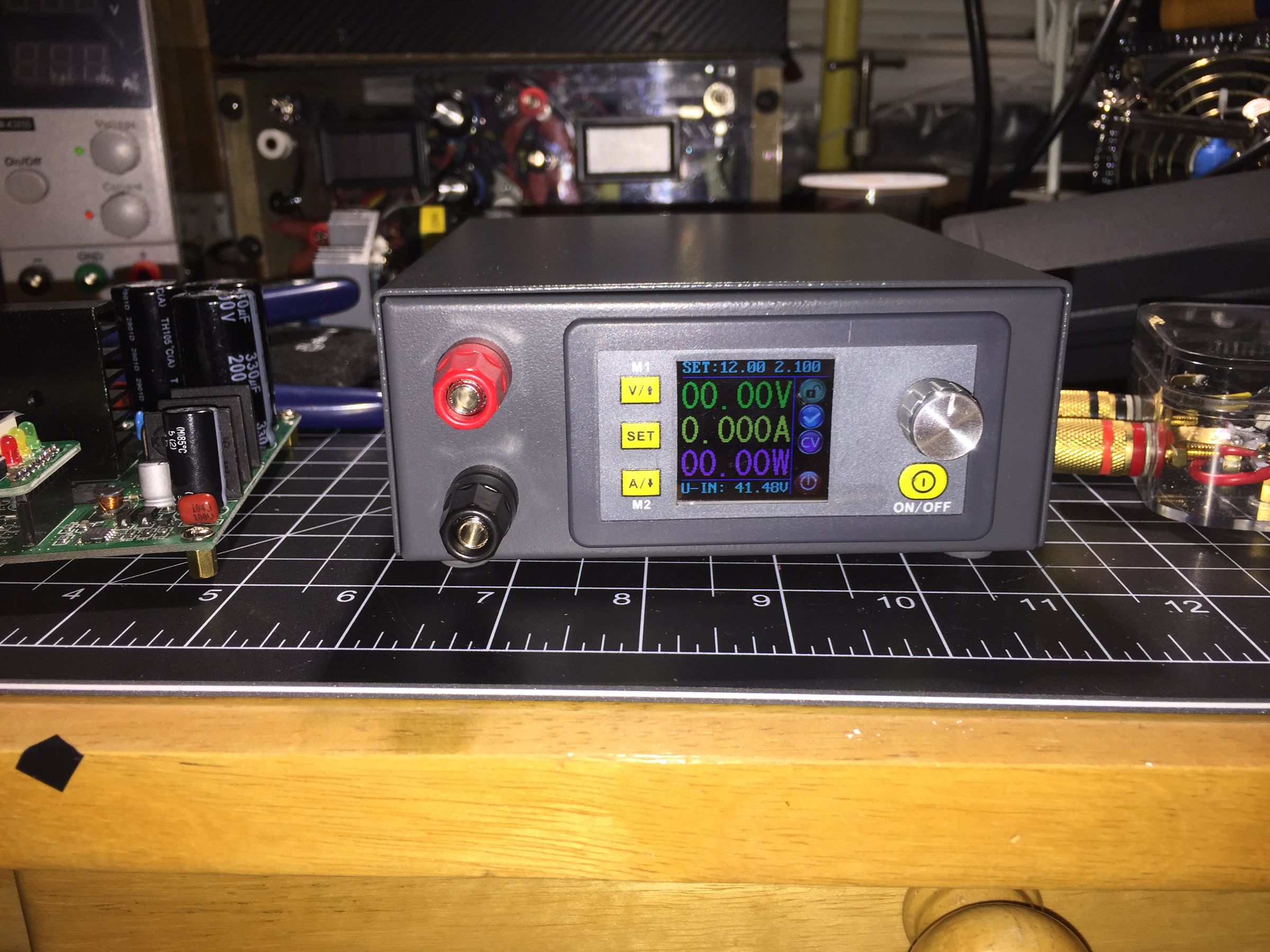 DIY High Voltage 8V-120V 0-15A CC/CV Small Portable Adjustable Bench ...