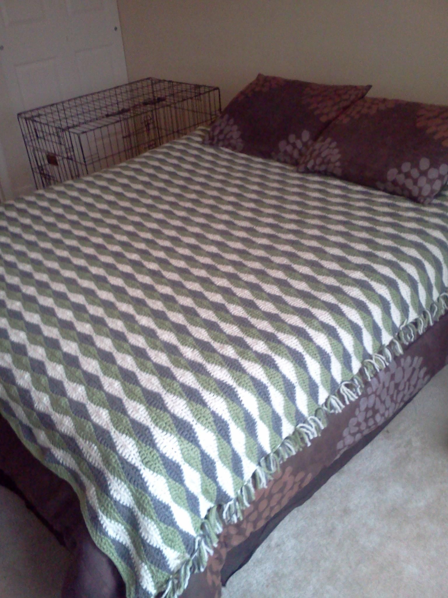 How to Crochet a Giant Peaceful Waves Blanket