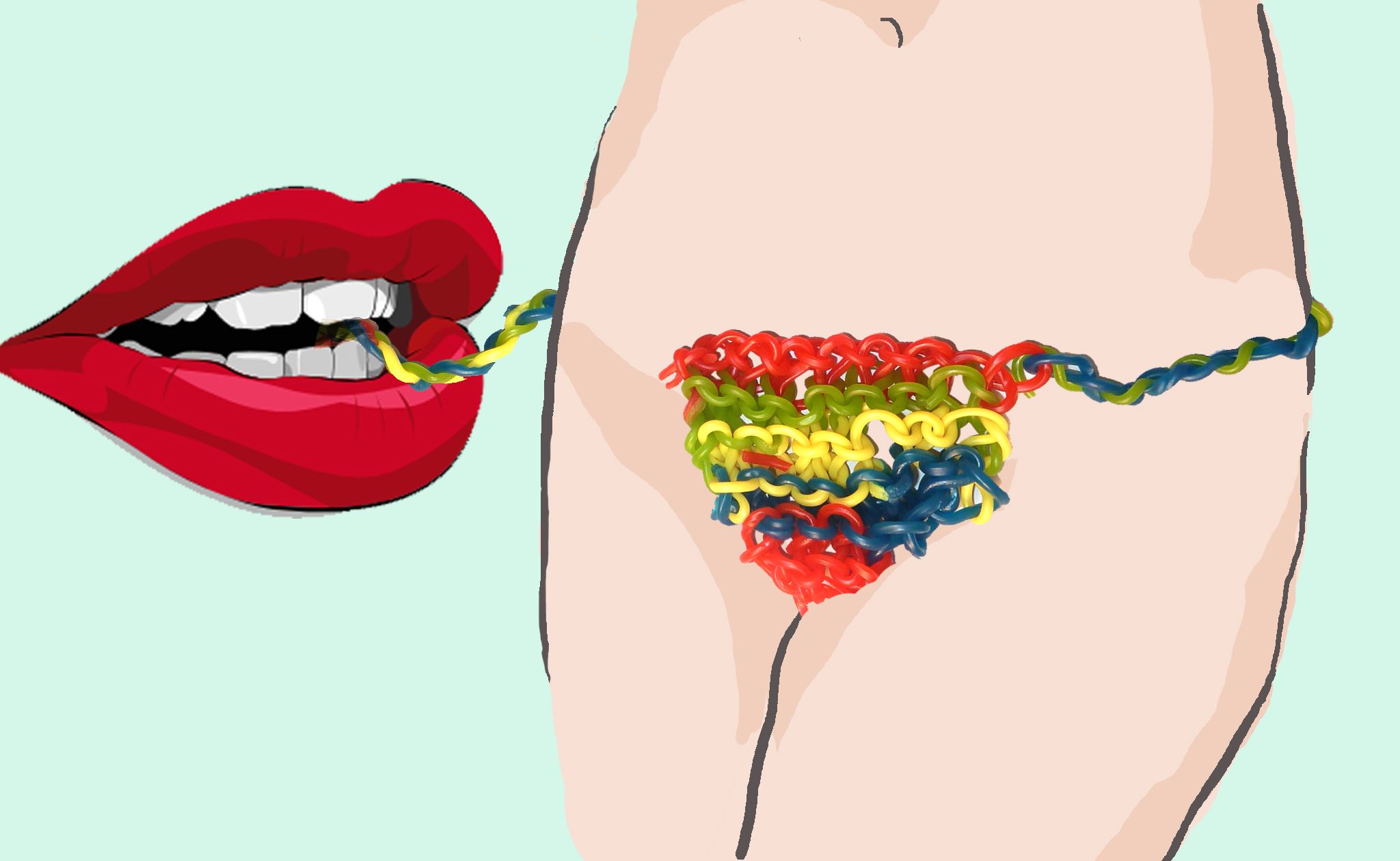 Knitted Edible Underwear