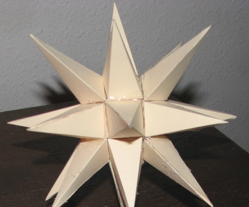 Paper Moravian Star, 4.5