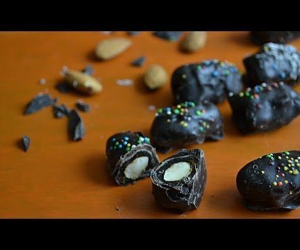 How to Make Dates Almond Chocolate - Dubai Dates Almond Chocolates