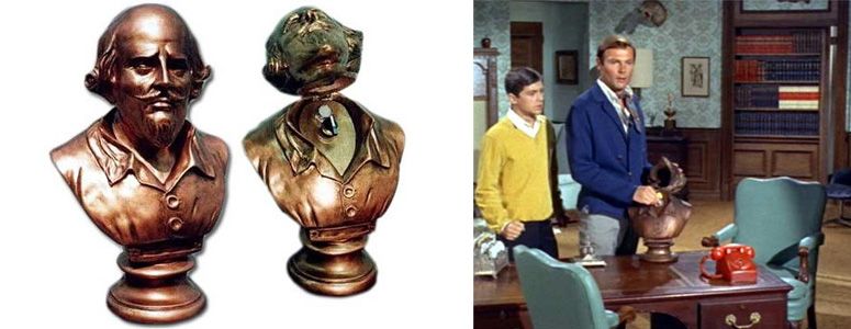Bruce Wayne's Bust of Shakespeare