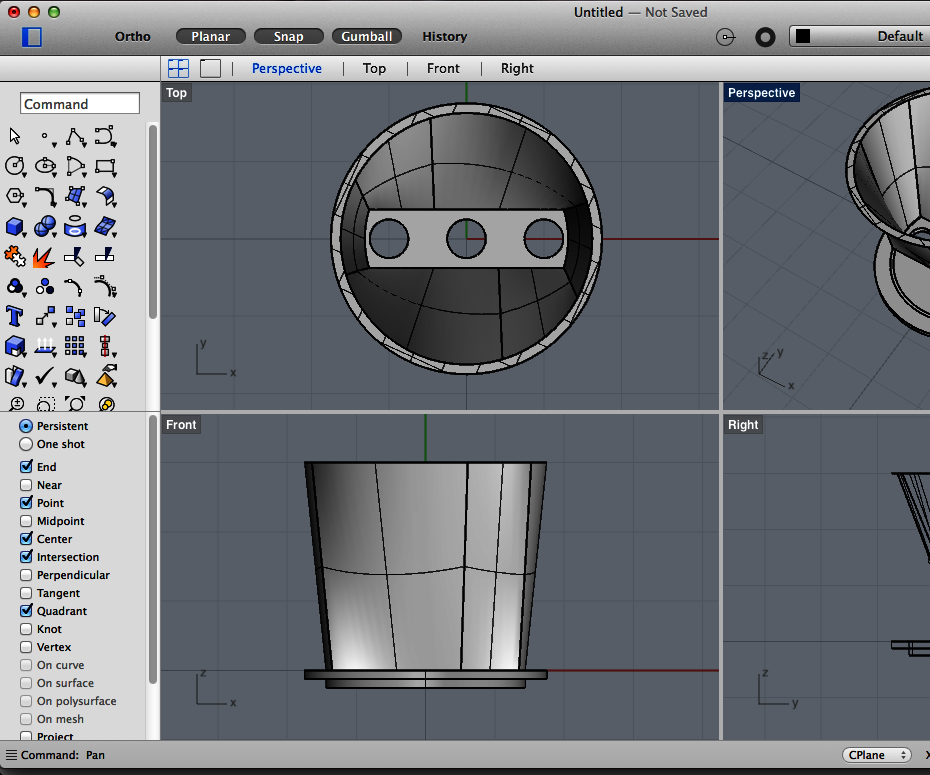 CAD Design for Coffee Filter