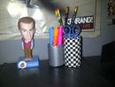Duct Tape and Cardboard Organization Station