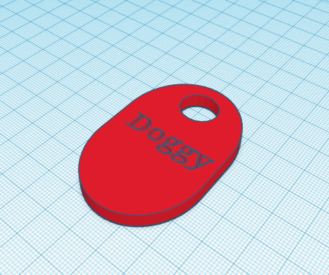 3D Printable Dog Tag