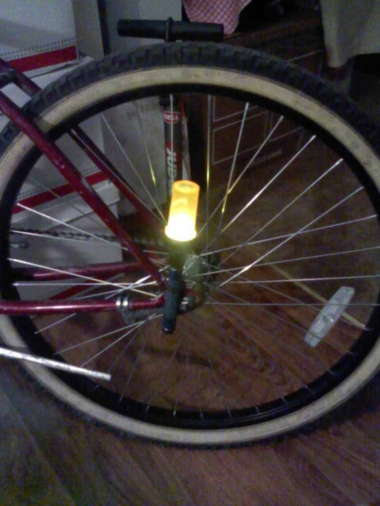 Twacked tail light for an equally twacked bicycle