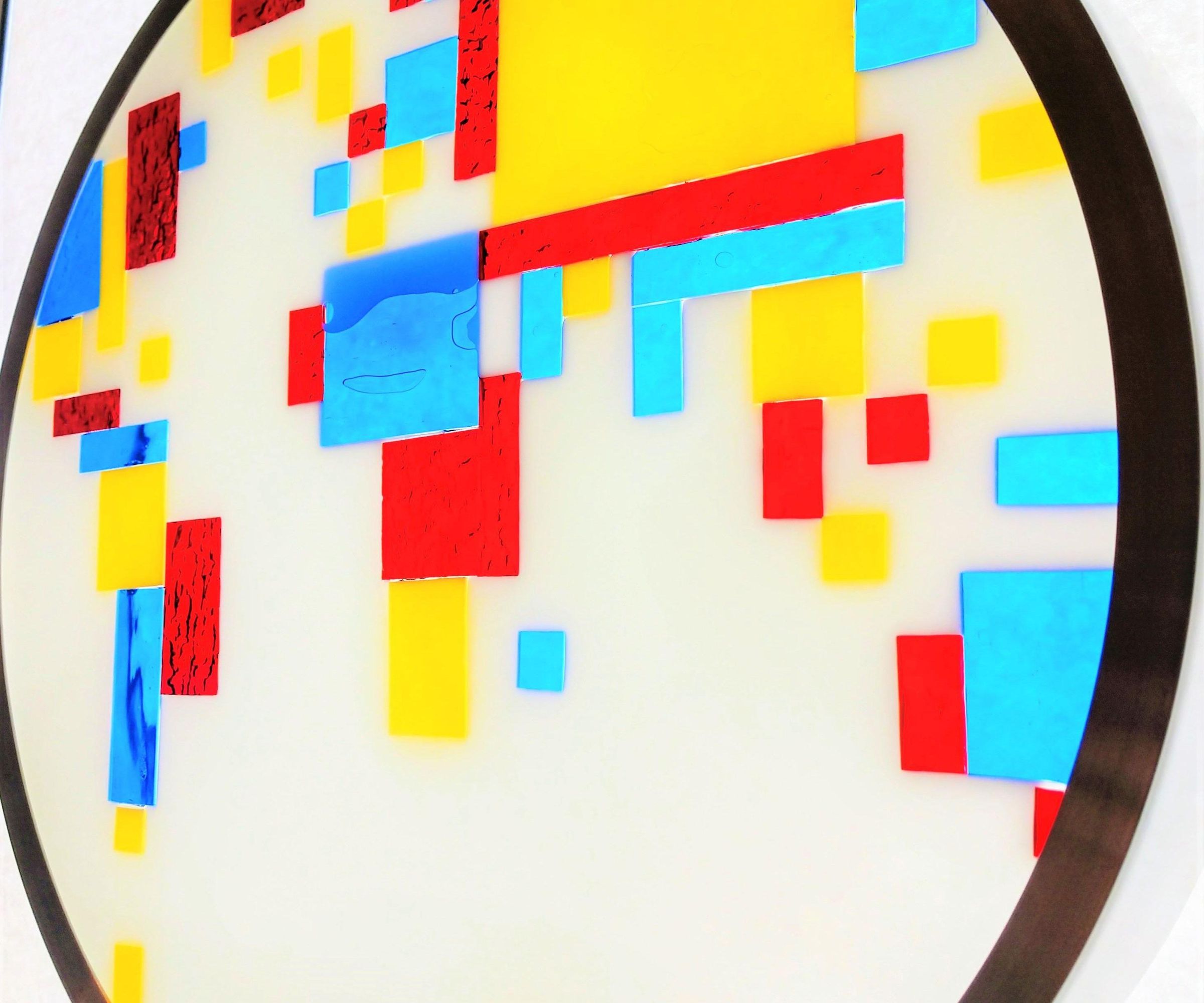 Stained Glass and Epoxy Mosaic