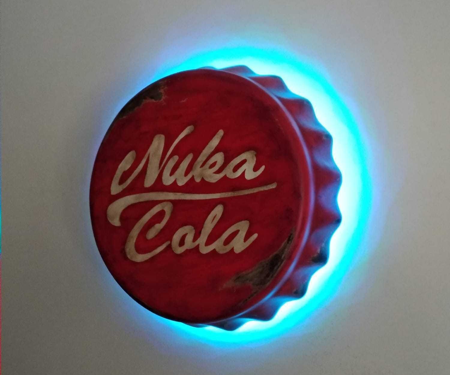 Nuka Cola Bottle Cap Wall Lamp