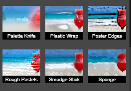 Step 4 : Add a Filter to Your Colorful Backgorund.