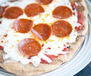 Fast No Rise Grilled Whole Wheat Pizza