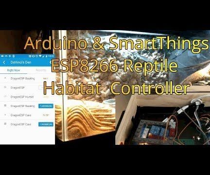ESP8266/Arduino SmartThings Bearded Dragon Habitat Controller/Monitor