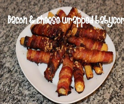 Bacon & Cheese Wrapped Babycorn Recipe