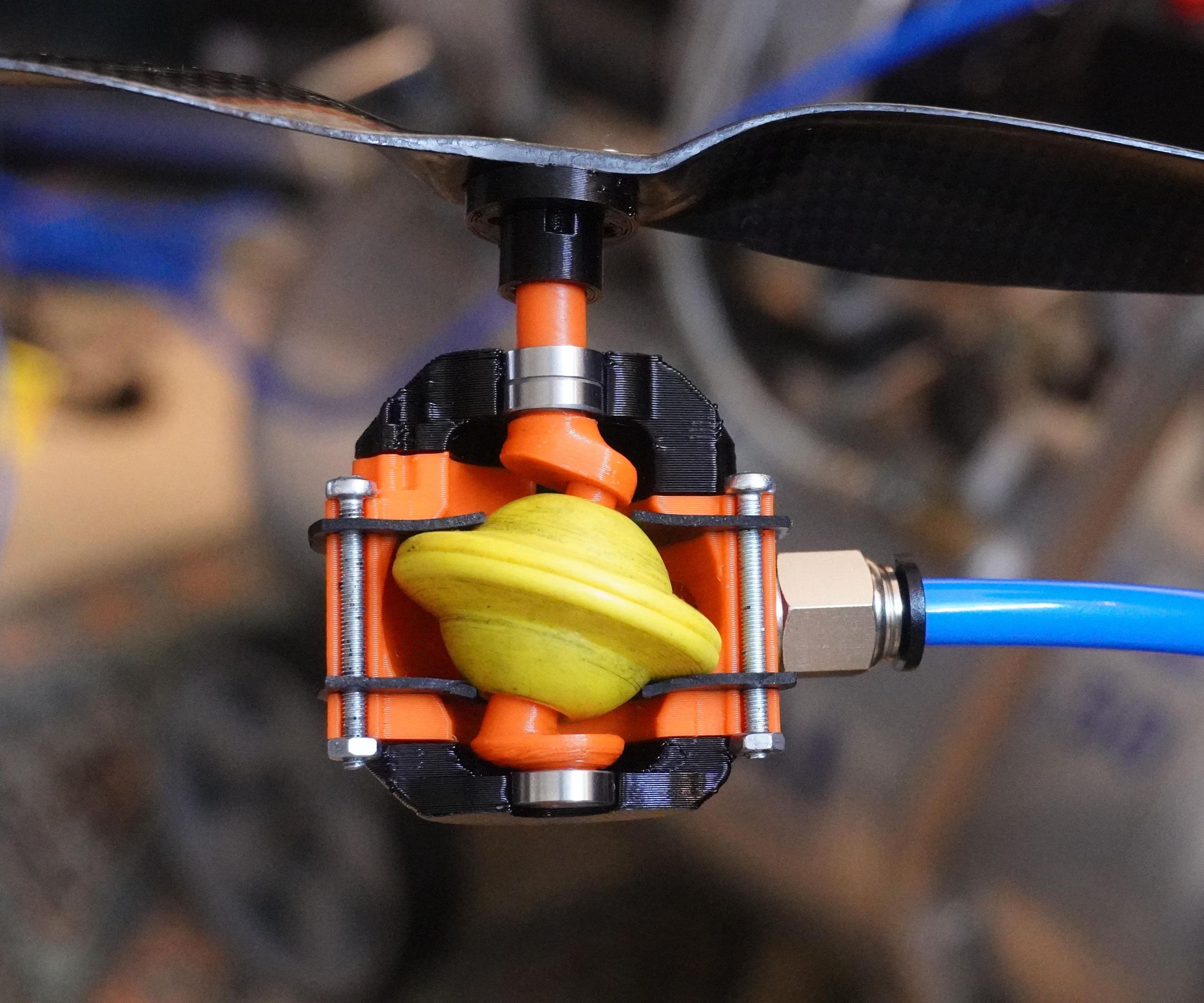 3D Printed Nutating Disk Air Engine