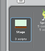 Making the Stage.