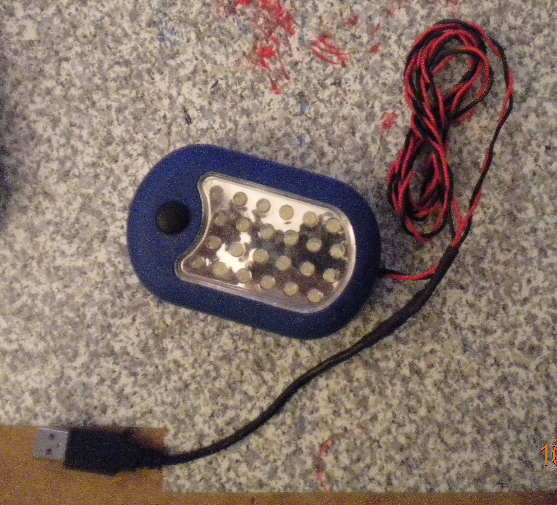 USB or AC Powered Flashlight