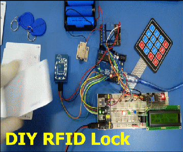 DIY RFID Lock Using RYRR10S Module