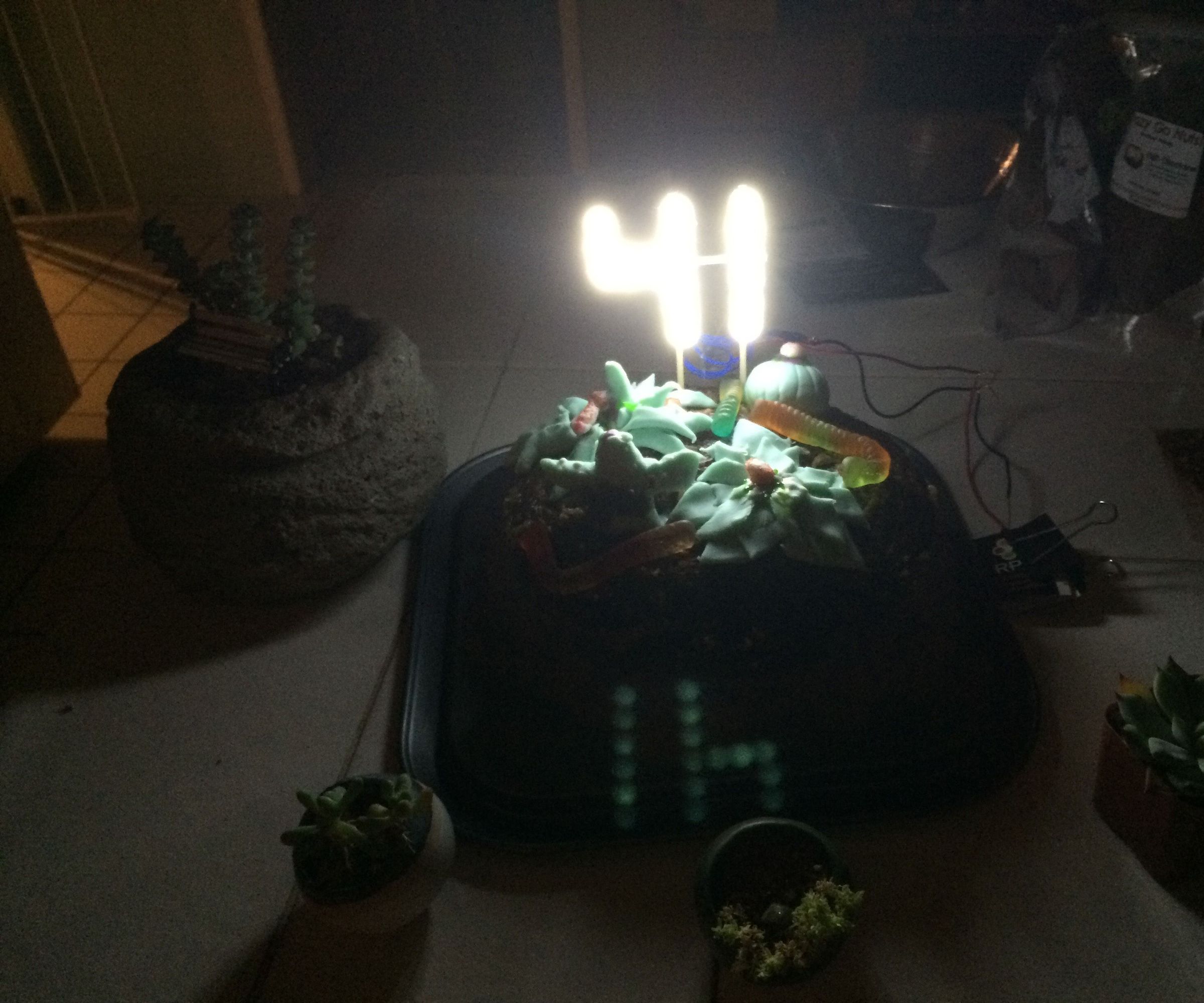 LED Birthday Cake Billboard