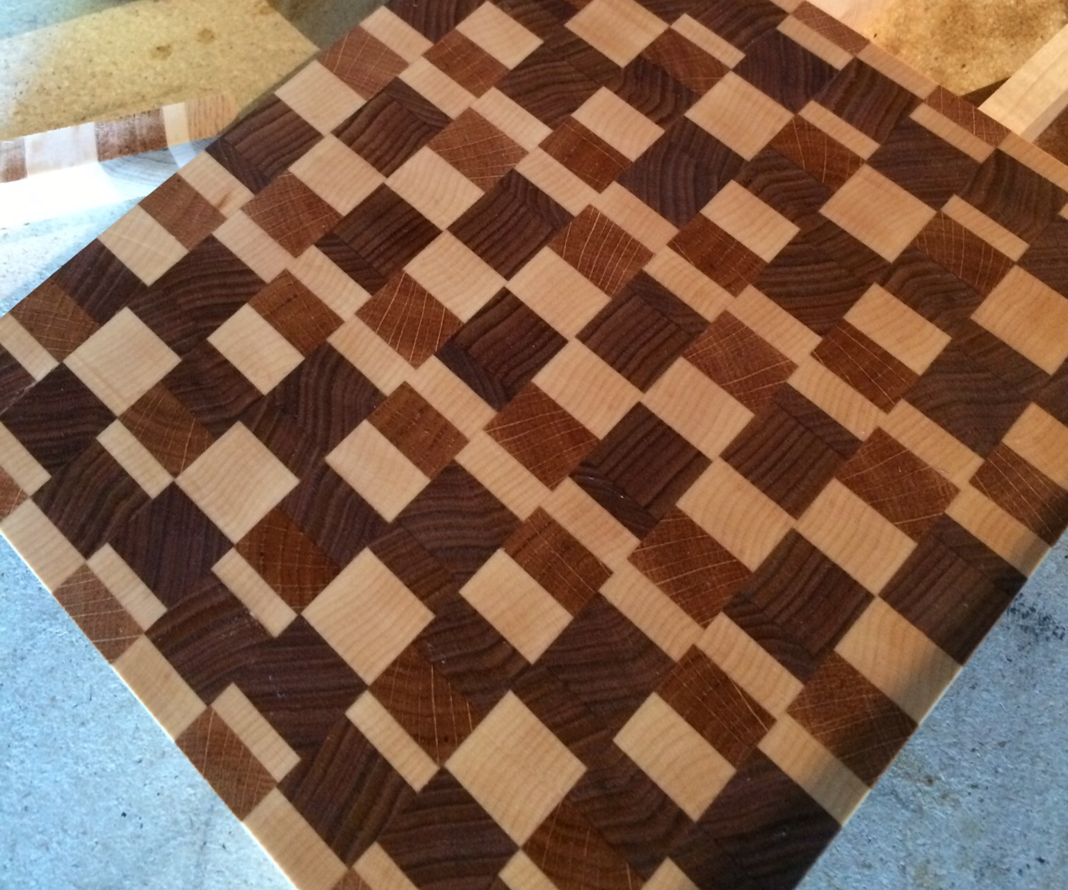 Meat and Cheese End Grain Cutting Board