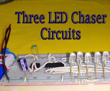 Three Ways to Make LED Chaser Circuit With Speed Control + Back and ...
