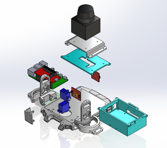 360° Servo Camera Protector & 3D-Printed Case for Sphero RVR