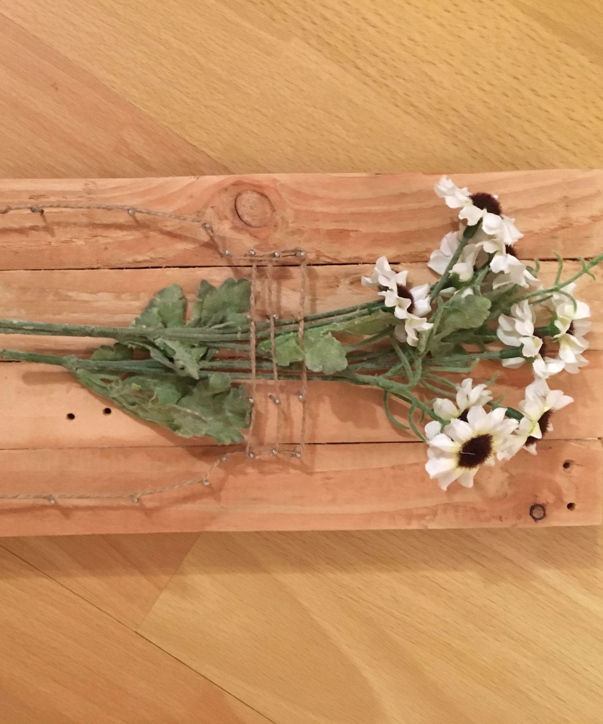 Flower String Art Decoration