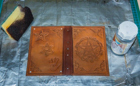 Sorcerer's Little Leather Spellbook (Notebook) : 12 Steps (with ...