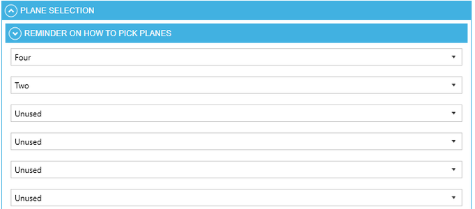 Choose Planes and Operations